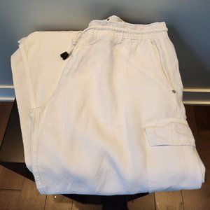 Vilebrequin men's linen white cargo pants size XXL - for big and tall men